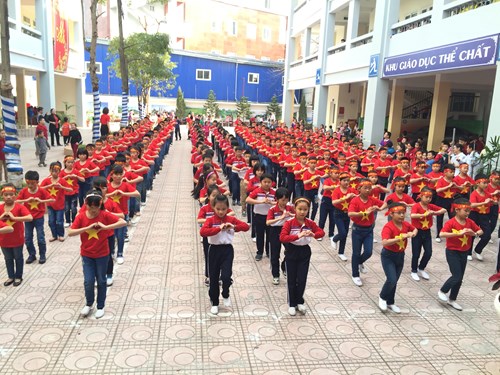 Cuộc thi  Bước nhảy hoàn hảo  của trường Tiểu học Ái Mộ A